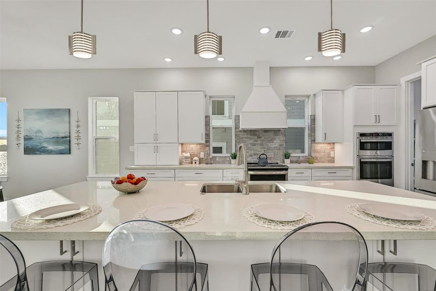 Furnished interior view inside a new home in , Galveston (Image 32).