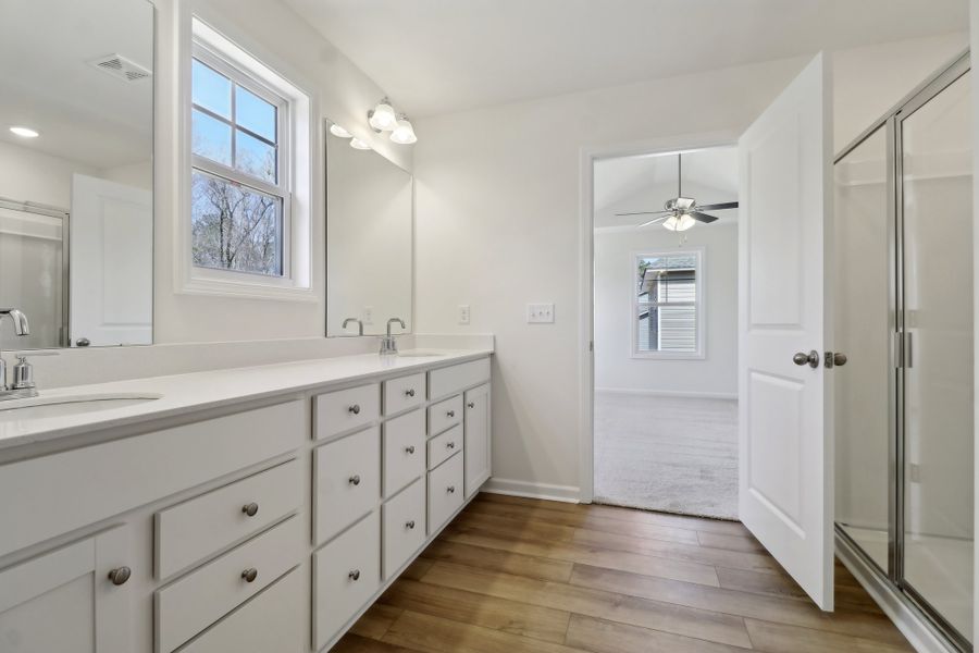Representative furnished interior of a home built from the Benton II by Great Southern Homes in Lynbrook, Boiling Springs (Image 12).