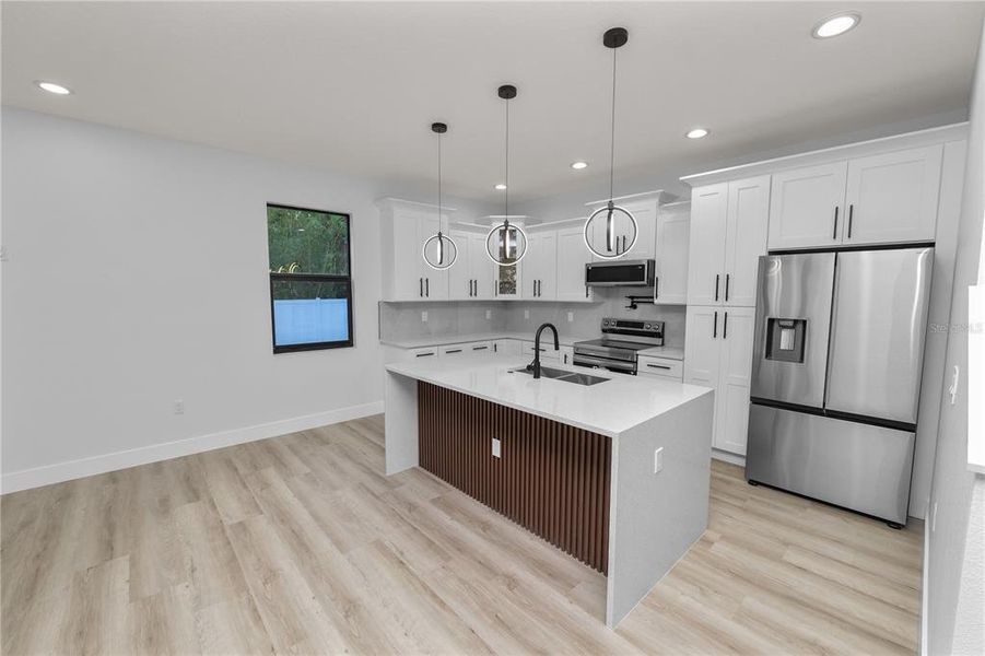 Furnished interior view inside a new home in , Tampa (Image 11).
