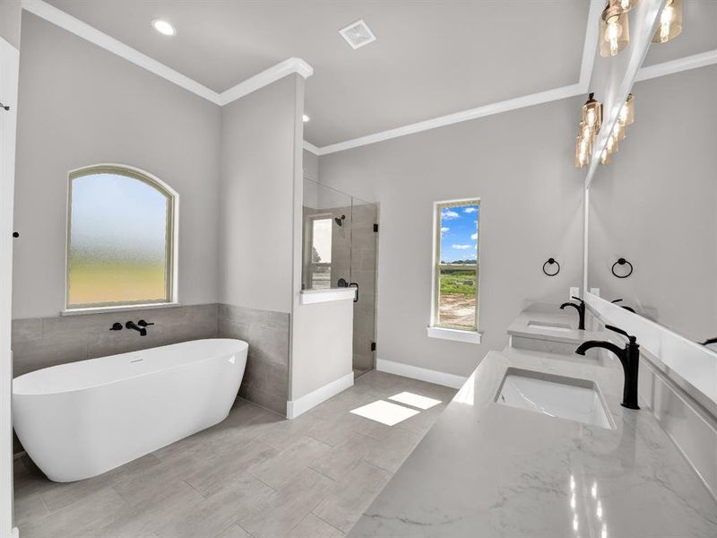 Furnished interior view inside a new home in , Azle (Image 11). Furnished interior view inside a new home in , Azle (Image 11).