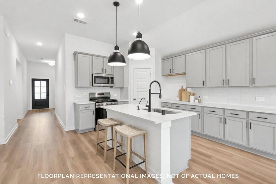 Furnished interior view inside a new home in Lago Mar, Santa Fe (Image 6).