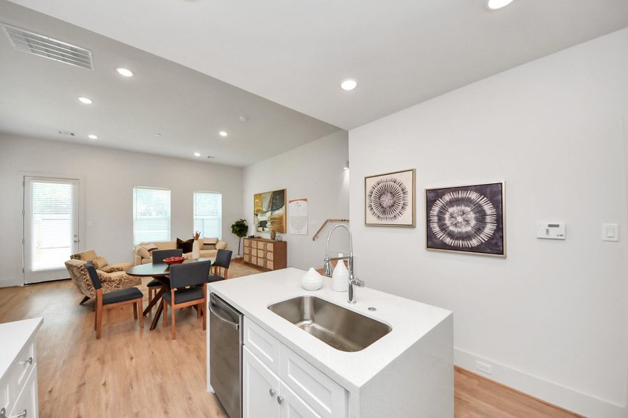 Furnished interior view inside a new home in , Houston (Image 41).
