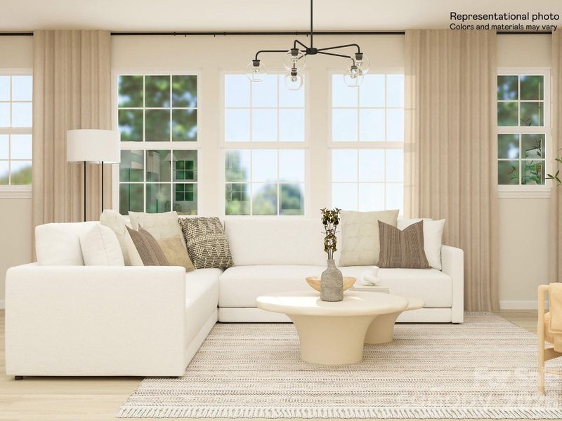 Furnished interior view inside a new home in Village of Waxhaw, Waxhaw (Image 6).