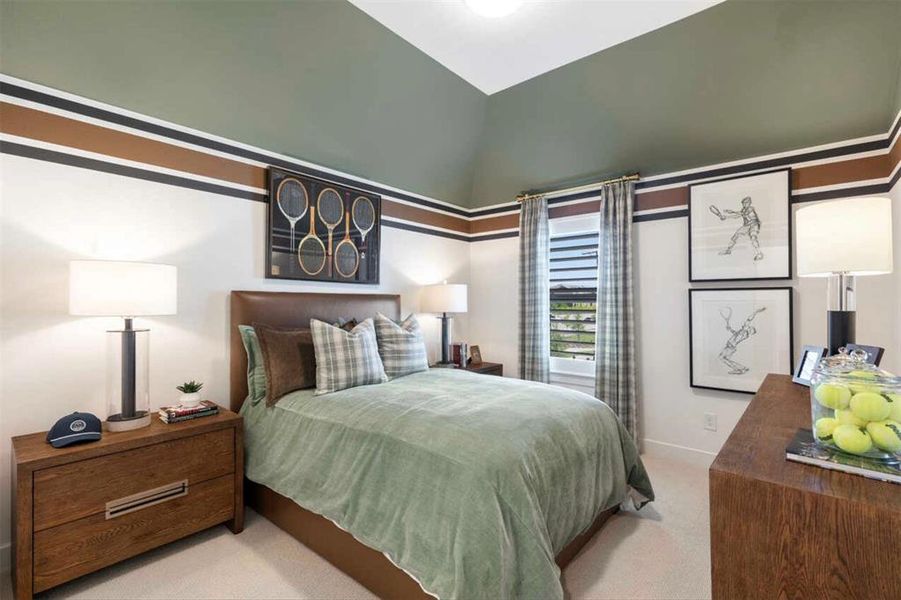 Furnished interior view inside a new home in Estates at Bristol Valley, Heath (Image 4).