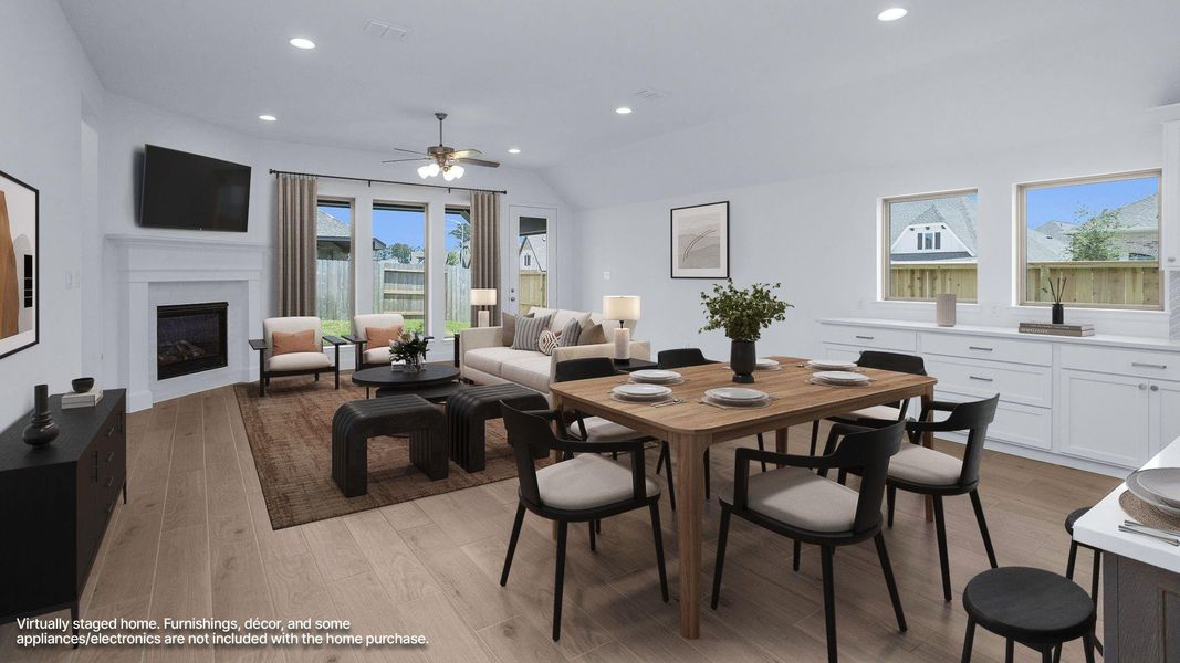 Furnished interior view inside a new home in Escondido, Magnolia (Image 6). Furnished interior view inside a new home in Escondido, Magnolia (Image 6).
