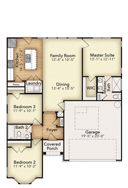 First Floor (French Elevation)