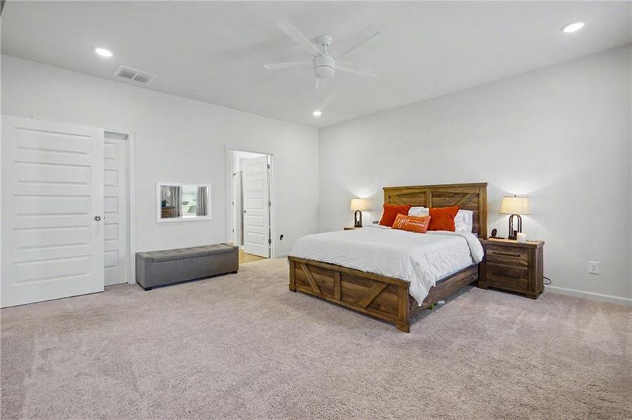 Furnished interior view inside a new home in , Cartersville (Image 29). Furnished interior view inside a new home in , Cartersville (Image 29).