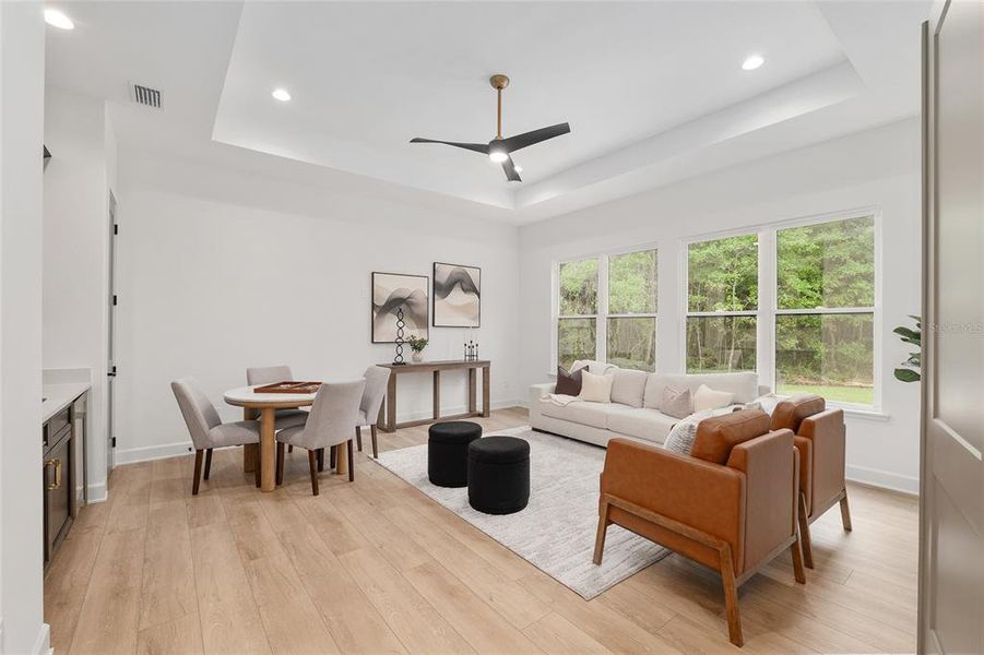 Furnished interior view inside a new home in , Gainesville (Image 7).