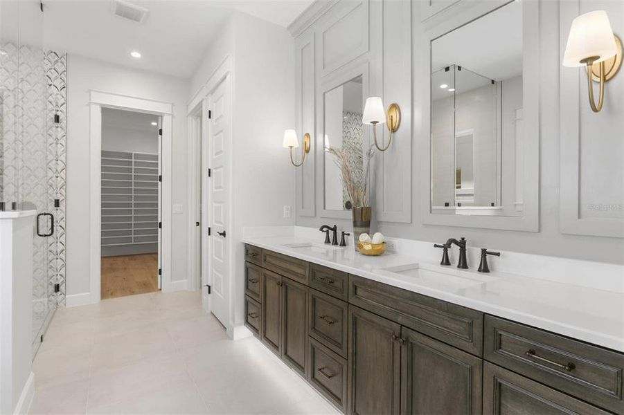 Furnished interior view inside a new home in , Tampa (Image 10).