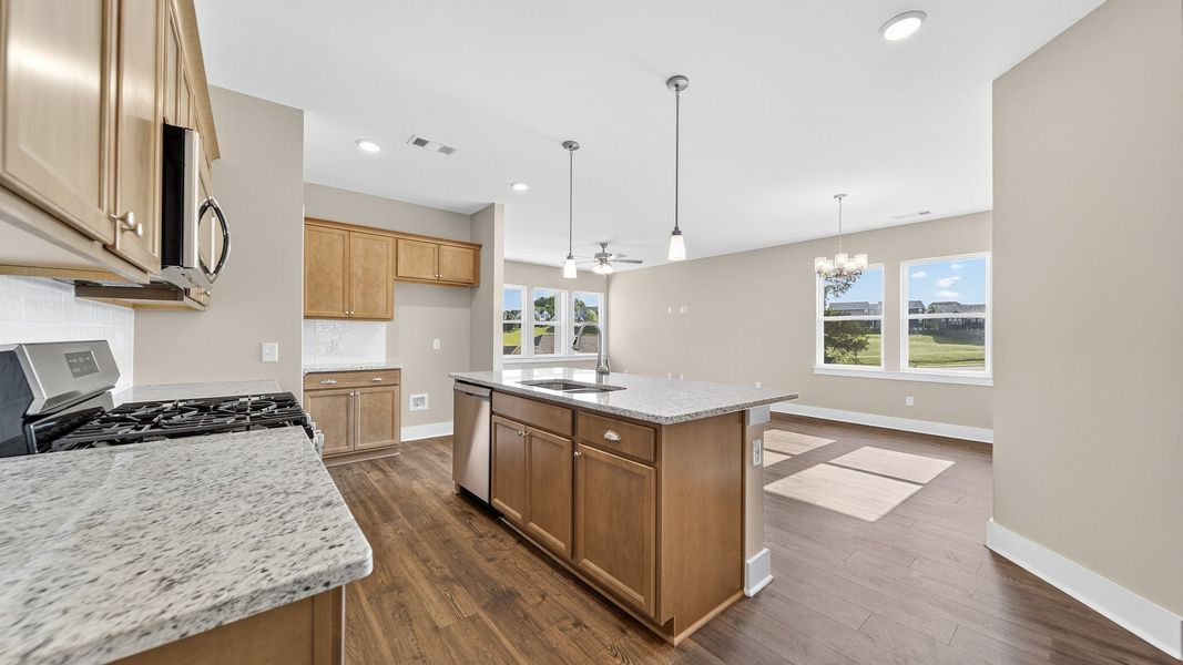 Furnished interior view inside a new home in McClure Farms, Columbia (Image 14).