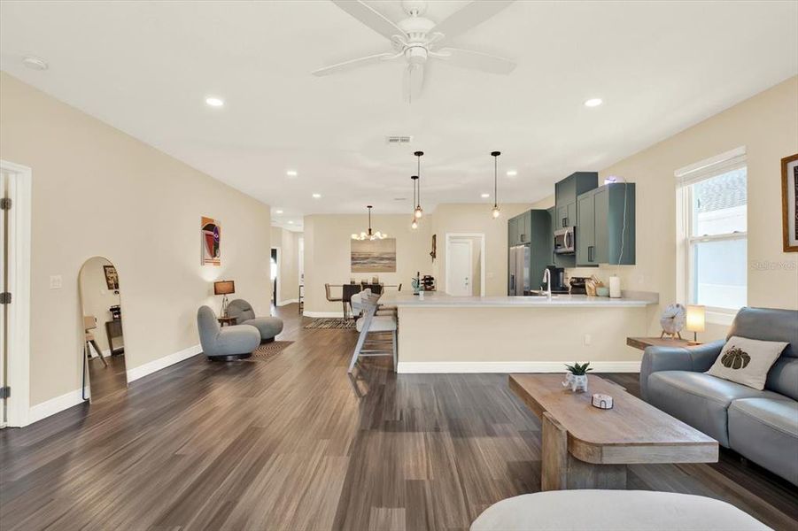 Furnished interior view inside a new home in , Tampa (Image 18).