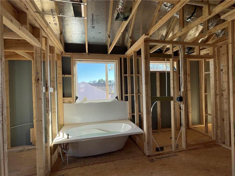 In-progress construction of a new home in Edenglen, Buford, GA (Image 43).