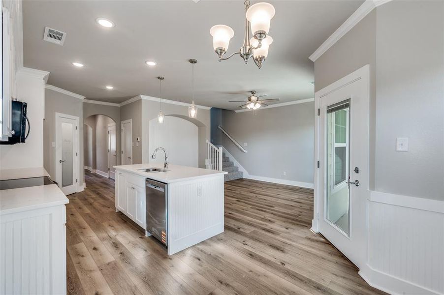 Furnished interior view inside a new home in , Lake Dallas (Image 17).