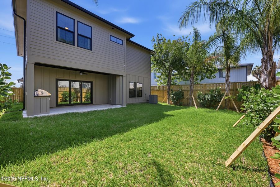 Exterior details and patio area of a home in , Jacksonville Beach (Image 25).