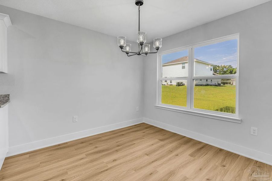 Spacious, unfurnished interior of a new home in Pine Top, Cantonment (Image 13). Spacious, unfurnished interior of a new home in Pine Top, Cantonment (Image 13).
