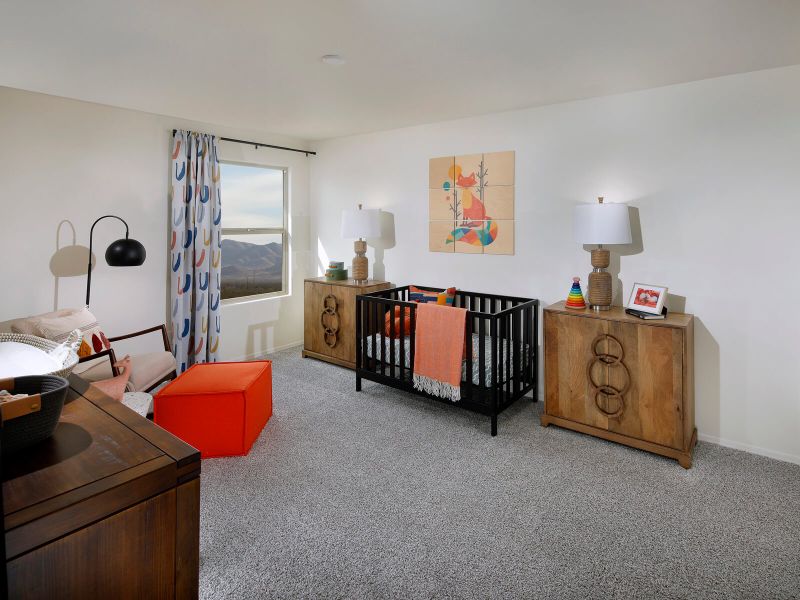 The 2380 floorplan modeled at Hanson Ridge.