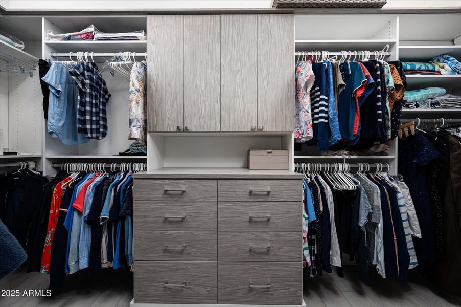 Primary Walk In Custom Closets