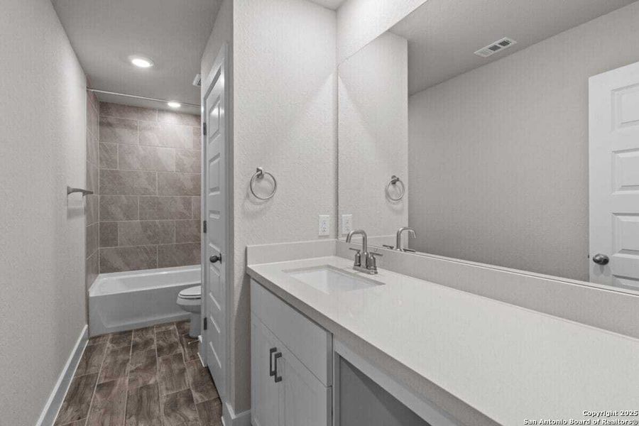 Furnished interior view inside a new home in Skybrooke, Live Oak (Image 16). Furnished interior view inside a new home in Skybrooke, Live Oak (Image 16).