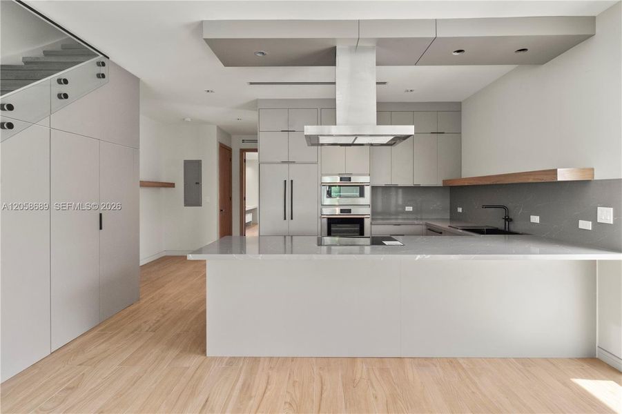 Furnished interior view inside a new home in , Miami (Image 6).