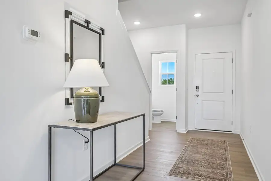 Furnished interior view inside a new home in Towns at Crescent Mills, Wilson's Mills (Image 4).