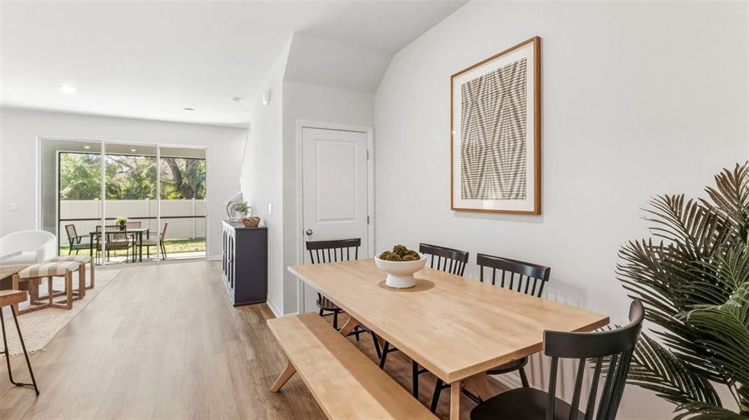 Furnished interior view inside a new home in Oasis at Longwood Run, Sarasota (Image 9).