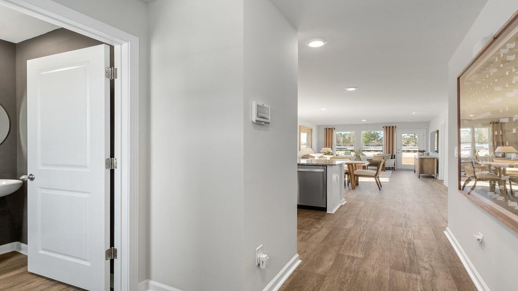 Furnished interior view inside a new home in McKenzie Gardens, Brunswick (Image 4).