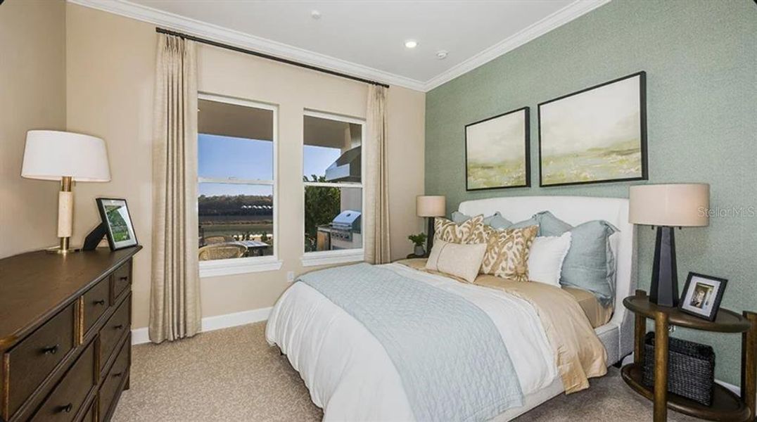 Furnished interior view inside a new home in Esplanade at Wellen Park, Englewood (Image 8).