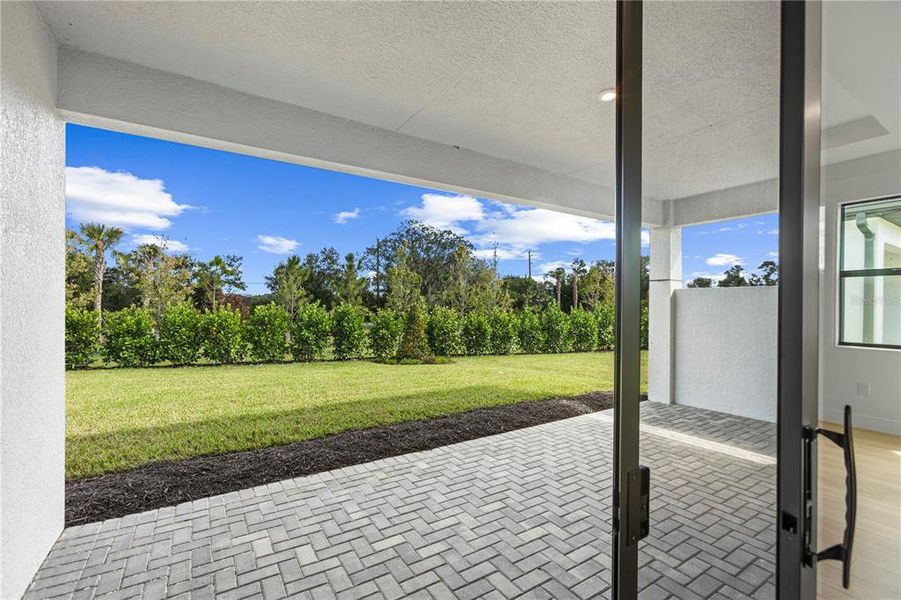 Exterior details and patio area of a home in Woodland Preserve, Parrish (Image 4).