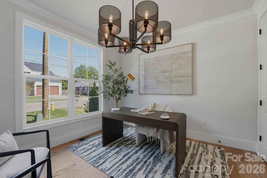 Furnished interior view inside a new home in , Charlotte (Image 41). Furnished interior view inside a new home in , Charlotte (Image 41).
