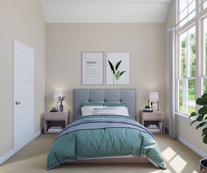 Representative furnished interior of a home built from the Tanager by Tri Pointe Homes in Oakhill Reserve, Tomball (Image 15).