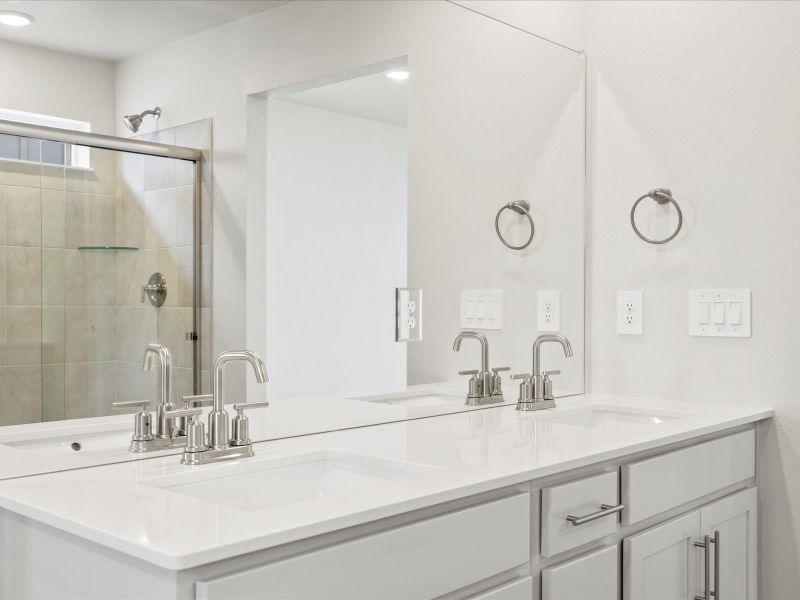 Close-up of interior finishes inside a home in Revere at Johnstown, Johnstown (Image 7).