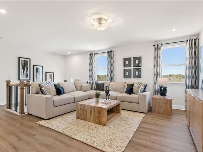 Furnished interior view inside a new home in Fern Hollow, Buford (Image 16).