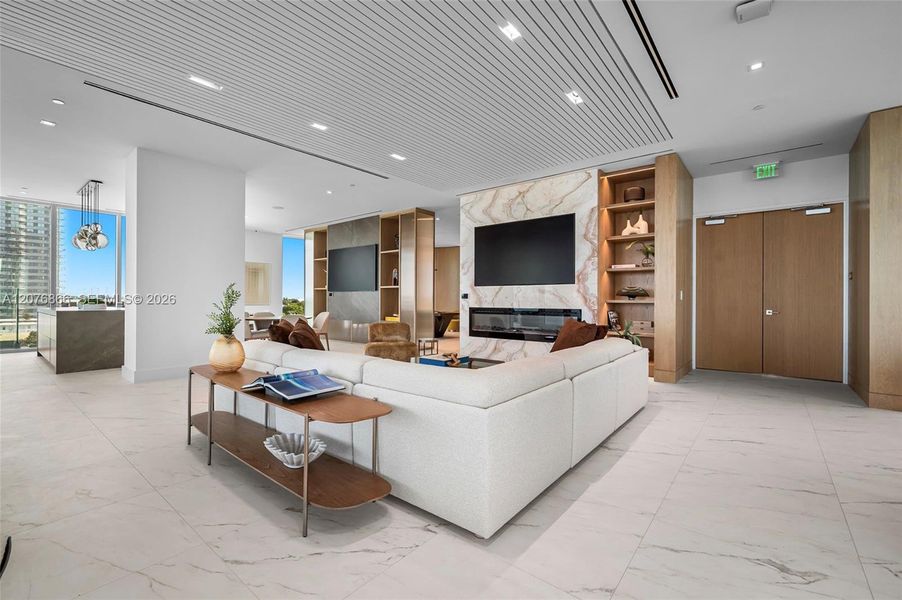 Furnished interior view inside a new home in , Palm Beach (Image 14).