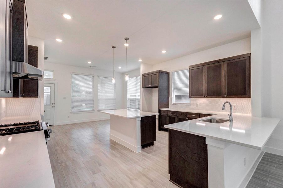 Furnished interior view inside a new home in Bridgeland 45's, Cypress (Image 6).
