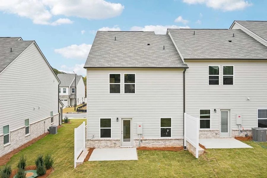 Sample Photo: Rear Exterior Featuring Private Patio Sample Photo: Rear Exterior Featuring Private Patio