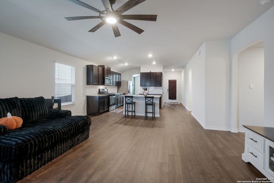 Furnished interior view inside a new home in Redbird Ranch, San Antonio (Image 16).