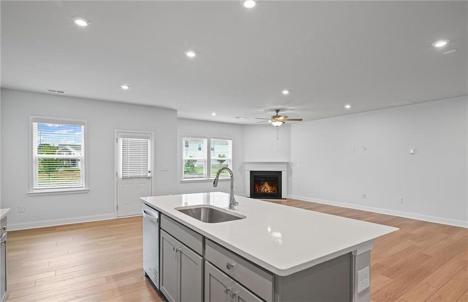 Furnished interior view inside a new home in Anderson Point, McDonough (Image 8).