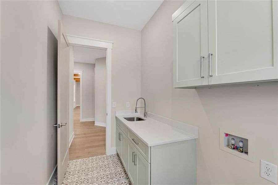 Furnished interior view inside a new home in , Hiram (Image 9).