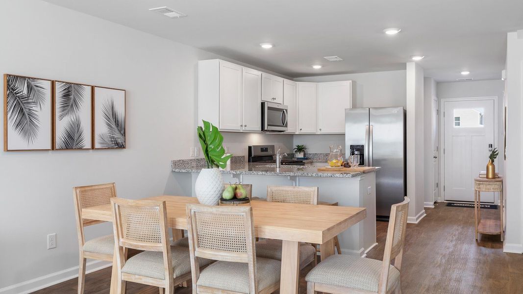 Furnished interior view inside a new home in Marion Village, Santee (Image 10).