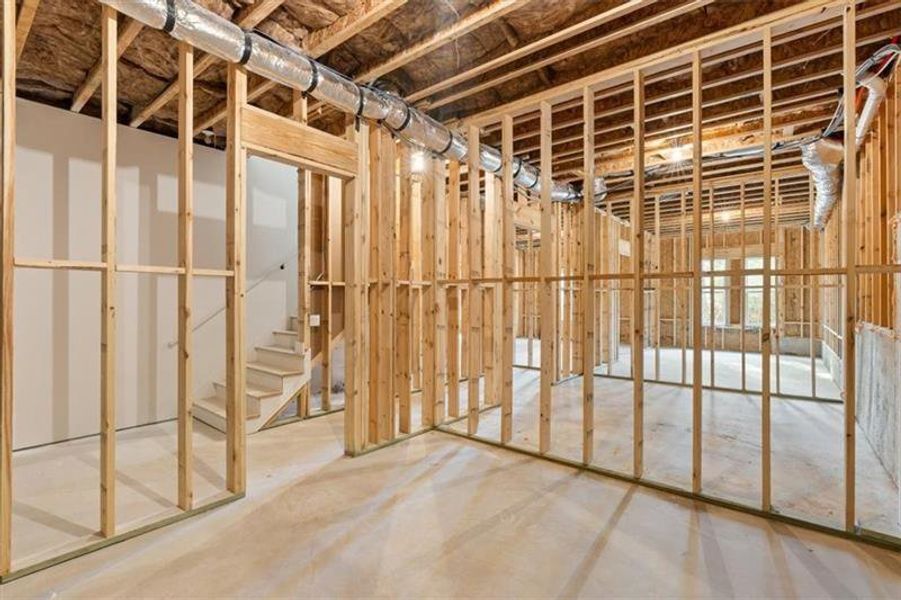 In-progress construction of a new home in , Rome, GA (Image 48).