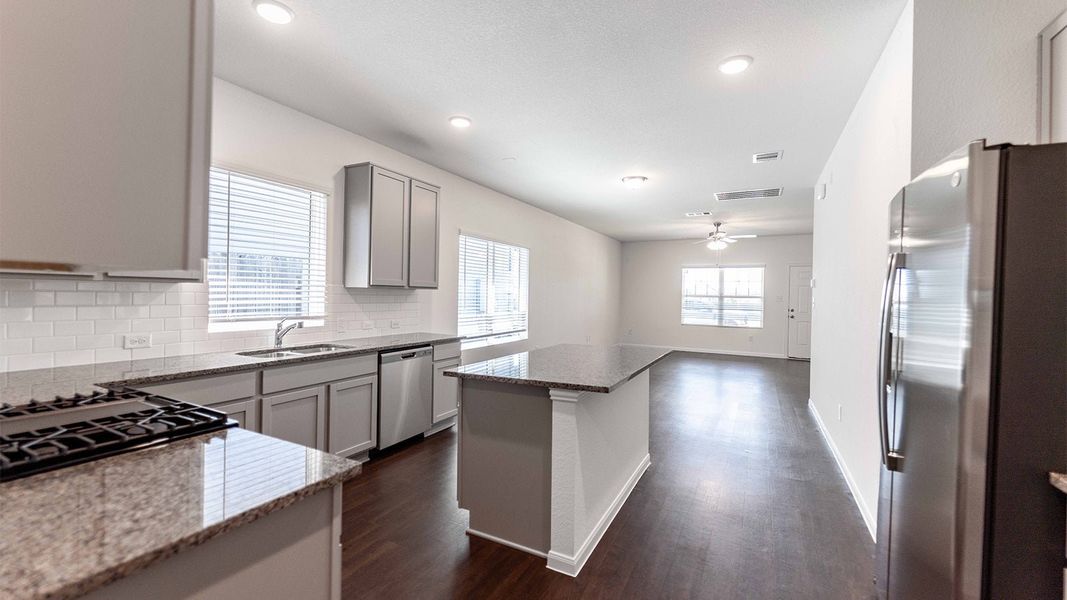 Furnished interior view inside a new home in Austin Point, Richmond (Image 5). Furnished interior view inside a new home in Austin Point, Richmond (Image 5).