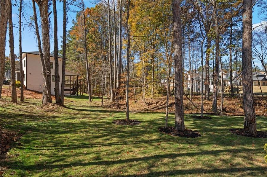 Exterior details and patio area of a home in , Villa Rica (Image 40). Exterior details and patio area of a home in , Villa Rica (Image 40).