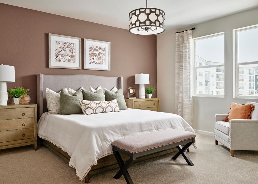 Furnished interior view inside a new home in Sugar Mill Village, Longmont (Image 30).