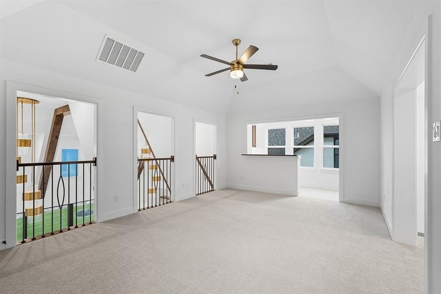 Spacious, unfurnished interior of a new home in Mosaic, Celina (Image 23). Spacious, unfurnished interior of a new home in Mosaic, Celina (Image 23).