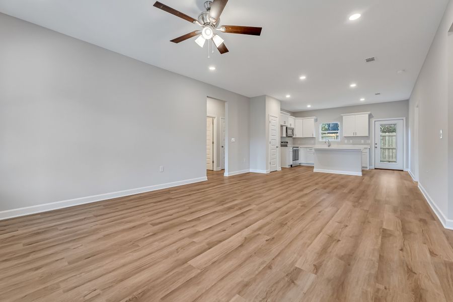 Spacious, unfurnished interior of a new home in Live Oak Cottages, Freeport (Image 19). Spacious, unfurnished interior of a new home in Live Oak Cottages, Freeport (Image 19).