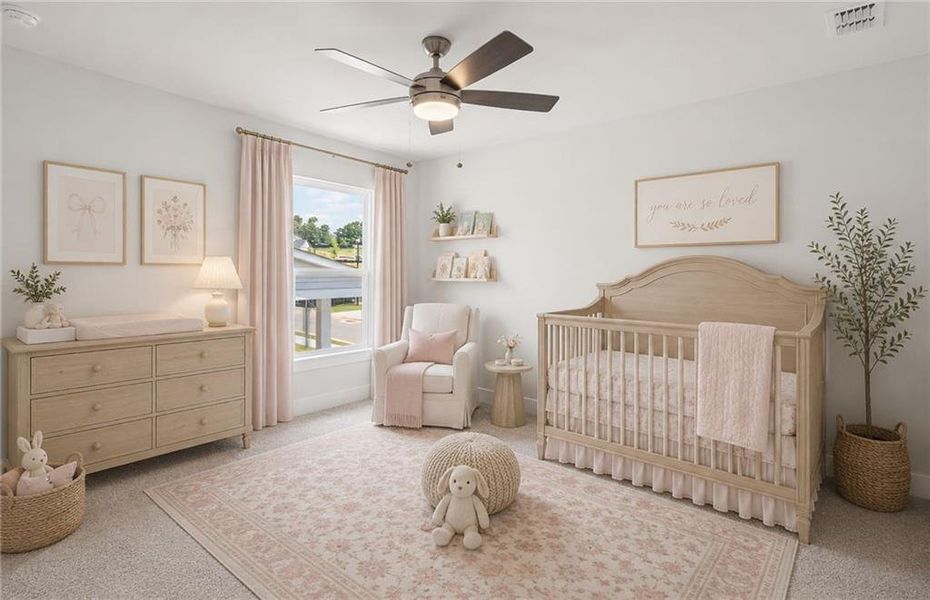 Furnished interior view inside a new home in Hunters Creek, Flowery Branch (Image 7).