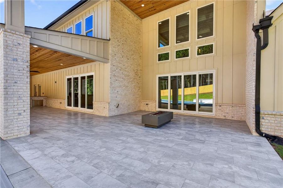 Exterior details and patio area of a home in , Dacula (Image 38).