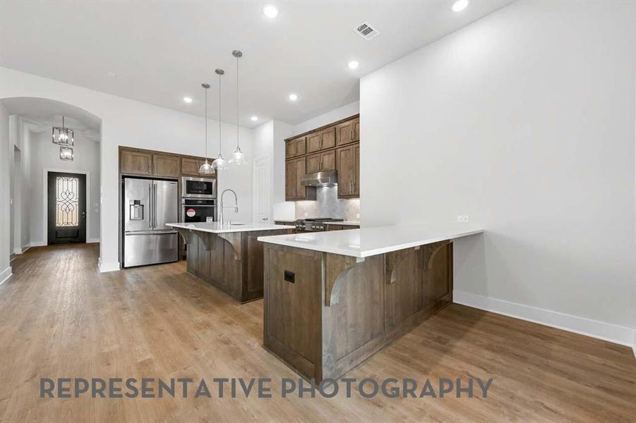 Furnished interior view inside a new home in Wildflower Ranch, Dish (Image 9).