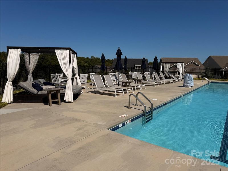 Cabana's, lounge chairs, Umbrellas, and tables give you multiple options to enjoy your time at the pool Cabana's, lounge chairs, Umbrellas, and tables give you multiple options to enjoy your time at the pool