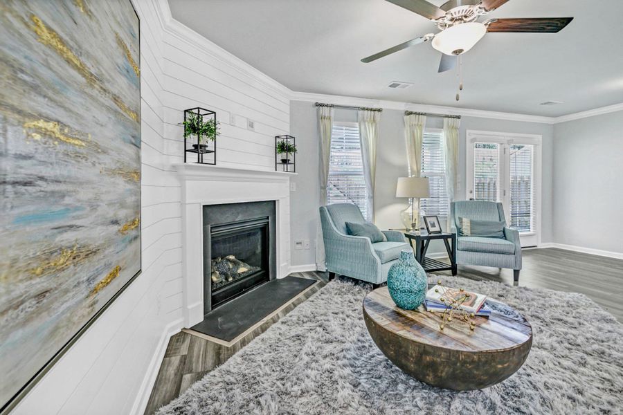 Furnished interior view inside a new home in , Goose Creek (Image 23).